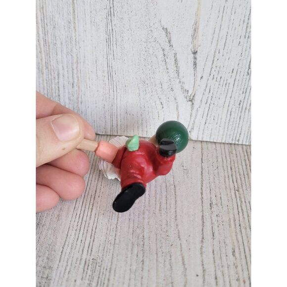 Hallmark 1988 North Pole Bowl Santa ornament Xmas - Picture 6 of 6